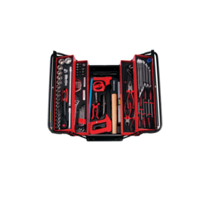 Caisse à outils avec 93 outils