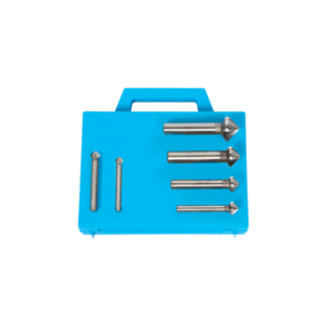 COFFRET DE 6 FRAISES À CHANFREINER-NOYER 3 dents