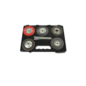 Kit de 4 brosses et disque à lamelles Ø 115 MM