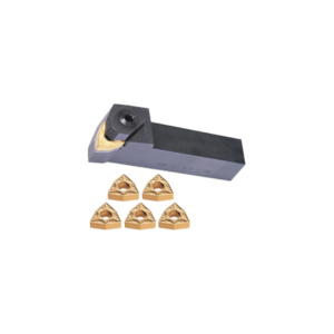 Porte-outils MWLN R 2525 - M08 et 5 plaquettes WNMG 080408