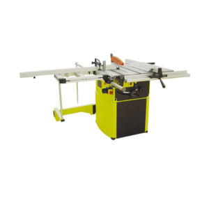 Scie circulaire sur table d'atelier à déplacement radial