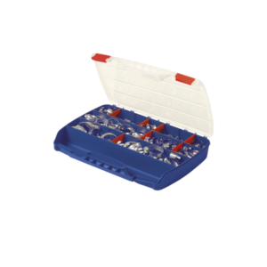 Coffret de colliers à bande ajourée et à bande pleine