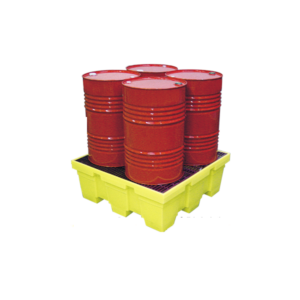 Bac de rétention plastique 4 fûts 1661041