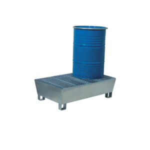Bac de retention en acier 2 fûts