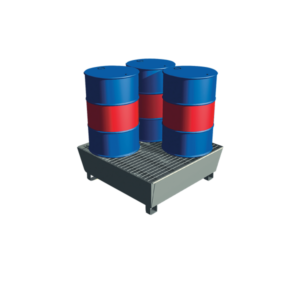 Bac de retention pour 4 fûts