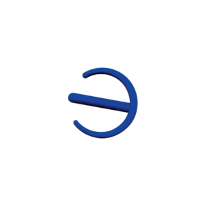 Clip pour support frange à plat