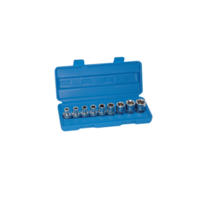 Coffret polyamide avec 9 douilles Torque T profil