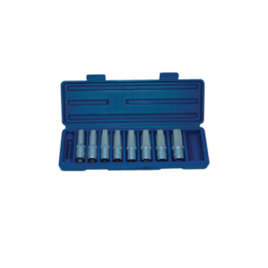 Coffret à 10 douilles longues 6 pans