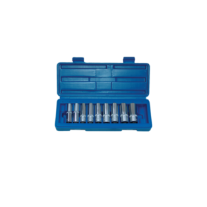 Coffret à 11 douilles longues 6 pans