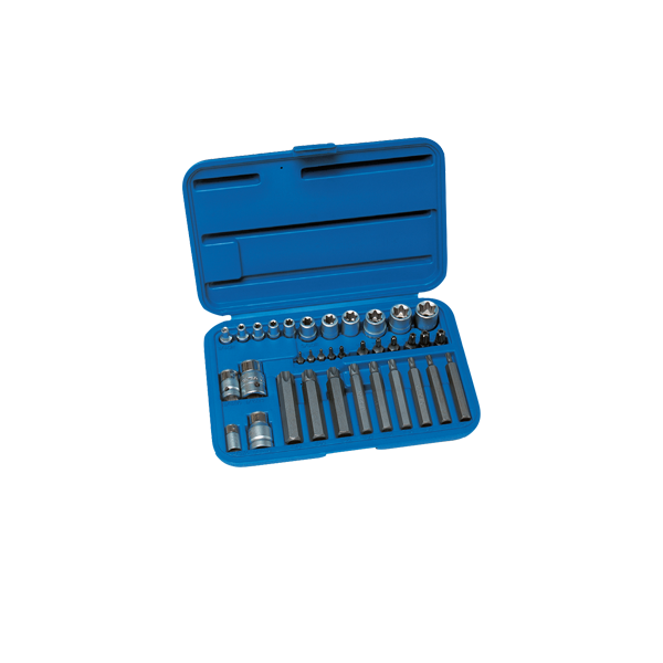 Jeu 35 pièces T profils à trou + Coffret