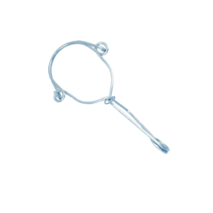 Crochet d'amarrage inox double action