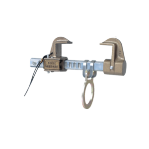 Petit point d'ancrage mobile sur poutre métallique