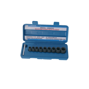 Coffret douilles spéciales écrous et boulons gravement endommagés