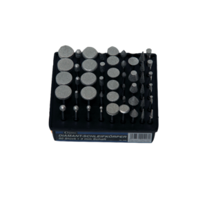 Coffret avec 50 fraises au diamant de Ø 3 mm.