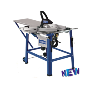 Scie circulaire sur table avec chariot et 2largissement de table