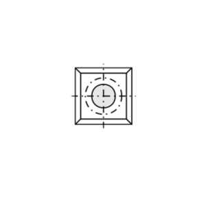 Plaquettes carbure réversibles - Type 6