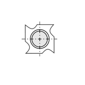 Plaquettes carbure réversibles - Type 8