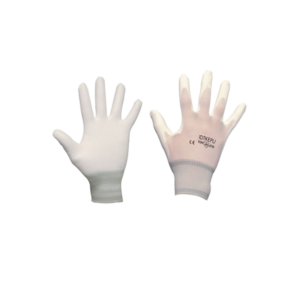 Gants enduits PU BLANC de taille 08