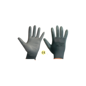 Gants enduits  pu gris