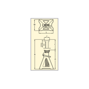 Chandelles 5532065 Capacité 6 T.