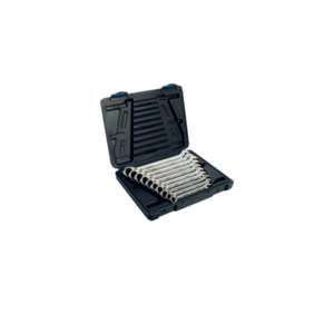 Coffret 10 cléés  fourches et cliquets à inversion