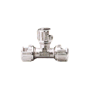 Connexion triple avec mâle 1/4 et écrou baïonnette 1 pièce