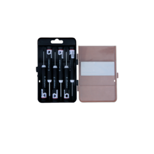 Coffret 6 tournevis precision dit HORLOGER FENTE/CRUCIFORME