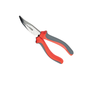 Pince bec 1/2 ronde coude