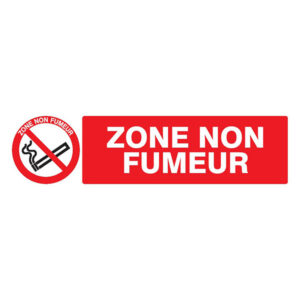 ZONE NON FUMEUR 200x52mm