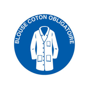 BLOUSE COTON OBLIGATOIRE D.300mm