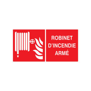 ROBINET D'INCENDIE ARME LUMINESCENT 330x200mm