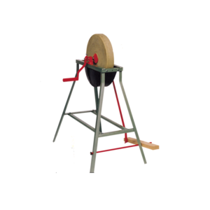 Meule à eau à manivelle et à pied