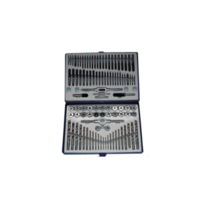 Coffret métal 100 piéces tarauds et filières