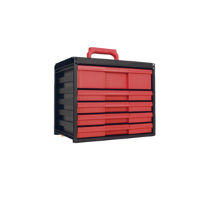 Mallette de rangement Cargo system 4 rouge