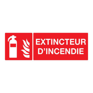 EXTINCTEUR D'INCENDIE 330x75mm