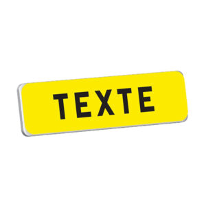 KM9 T1 700 JAUNE TEXTE A SPECIFIER