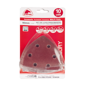 Set de Papiers abrasifs pour bois