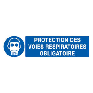 PROTECTION DES VOIES RESPIRATOIRES OBLIGAT. 200x52mm