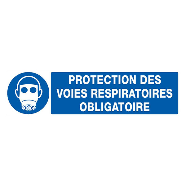 PROTECTION DES VOIES RESPIRATOIRES OBLIGAT. 200x52mm