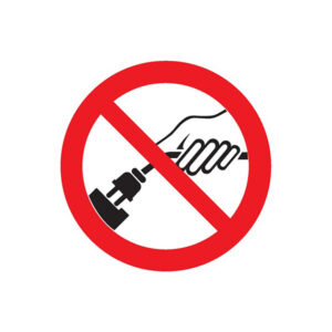 INTERDIT DE RETIRER LA PRISE D.300mm