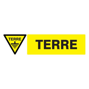 DANGER TERRE 200x52mm