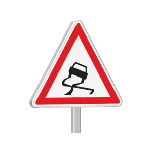 A4-1000-Classe 1-Chaussée particulièrement glissante