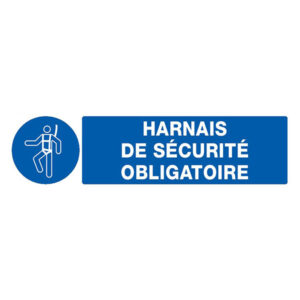 HARNAIS DE SECURITE OBLIGATOIRE 330x200mm