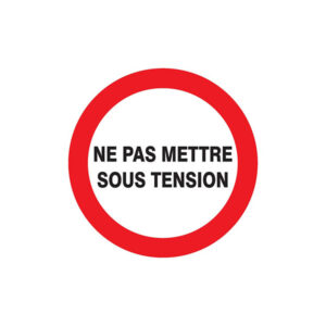 NE PAS METTRE SOUS TENSION D.300mm