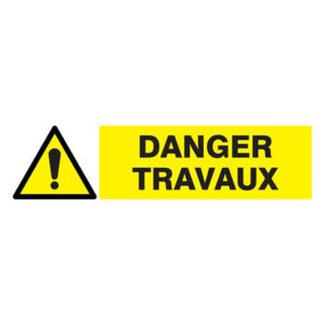 DANGER TRAVAUX 200x52mm