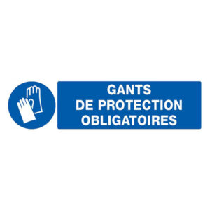 GANTS DE PROTECTION OBLIGATOIRES 330x200mm