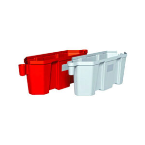 SEPARATEUR DE VOIES ROUGE 100X56X50CM (EMPILABLE)