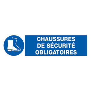 CHAUSSURES DE SECURITE OBLIGATOIRES 330x200mm