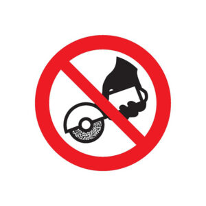 NE PAS UTILISER AVEC UNE MEULEUSE PORTATIVE D.300mm