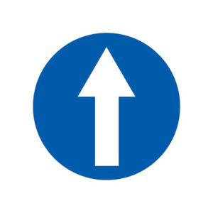 SENS OBLIGATOIRE (tout droit) D.300mm